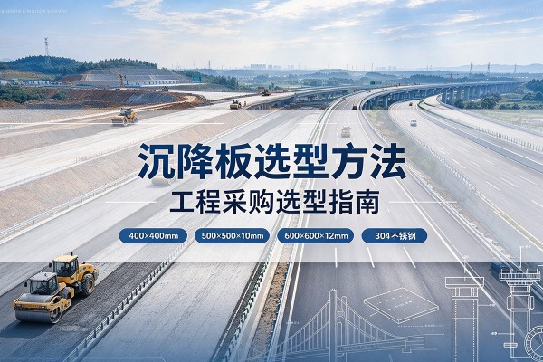 莱州沉降板选择方法