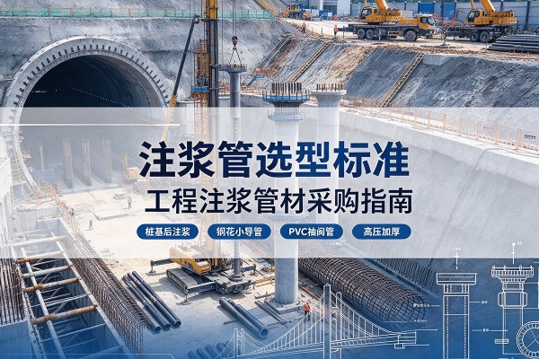 莱州注浆管选型标准