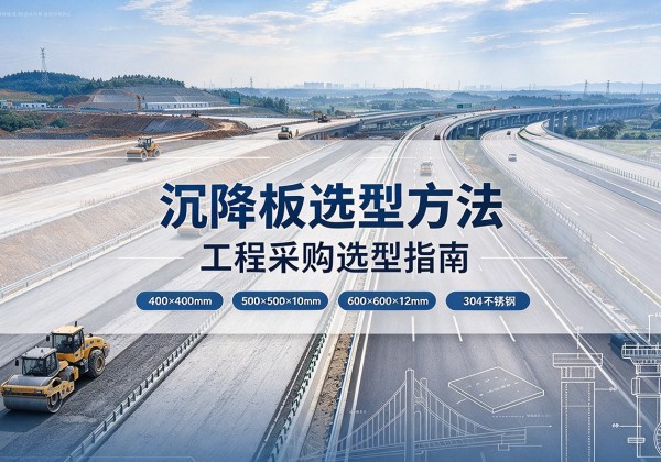 莱州沉降板选择方法